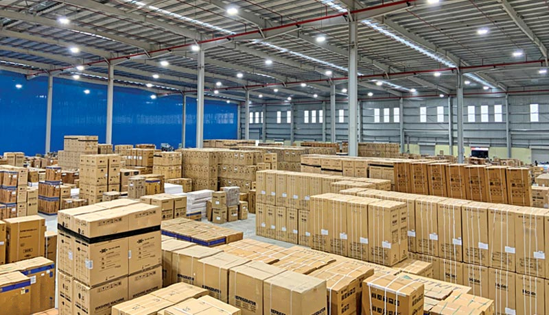 Storage of Finish Goods in Warehouse